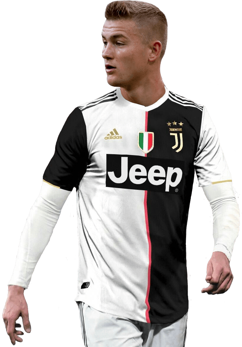 Matthijs De Ligt Png Hd (white, black)