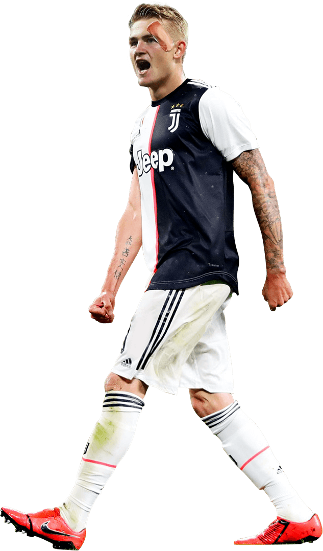 Matthijs De Ligt Png Isolated File (white, lavender, black)