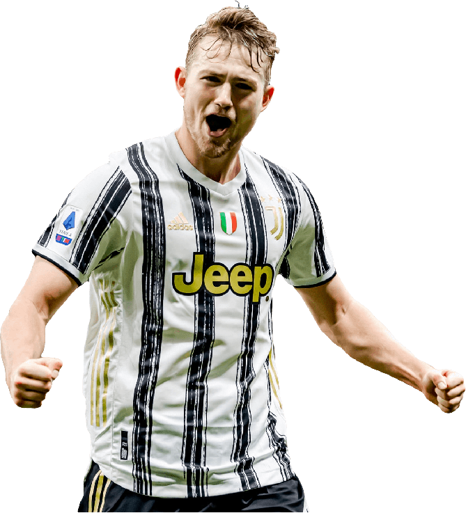 Matthijs De Ligt Png Photo (white, lavender, black)