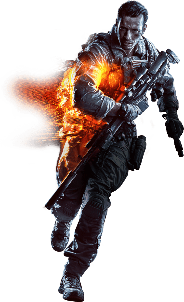 Battlefield Png Pic (black)