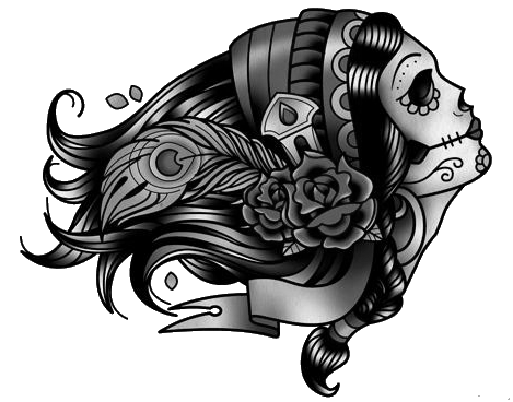 Tattoo Drawing Png (black)