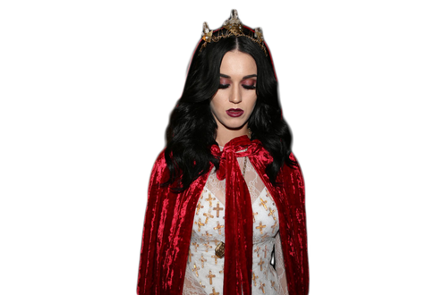 Katy Perry Makeup Transparent Png (black)