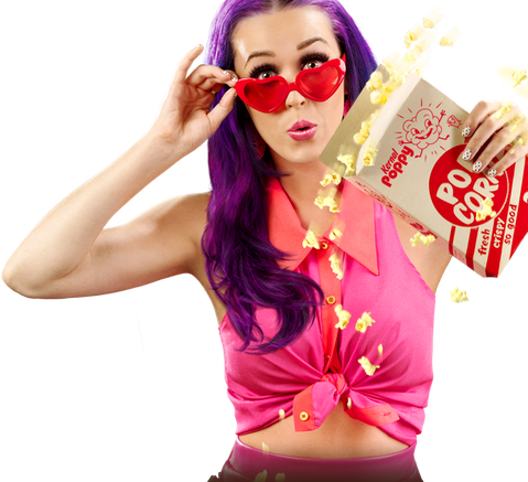 Katy Perry Purple Hair Png Pic (maroon, violet, black, plum)