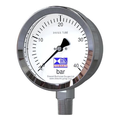 Gauge Transparent Isolated Background (black, white)