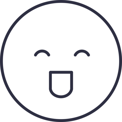 Laugh Laugh Face Laught Emoji Free Transparent Png Icon Download (black, indigo)