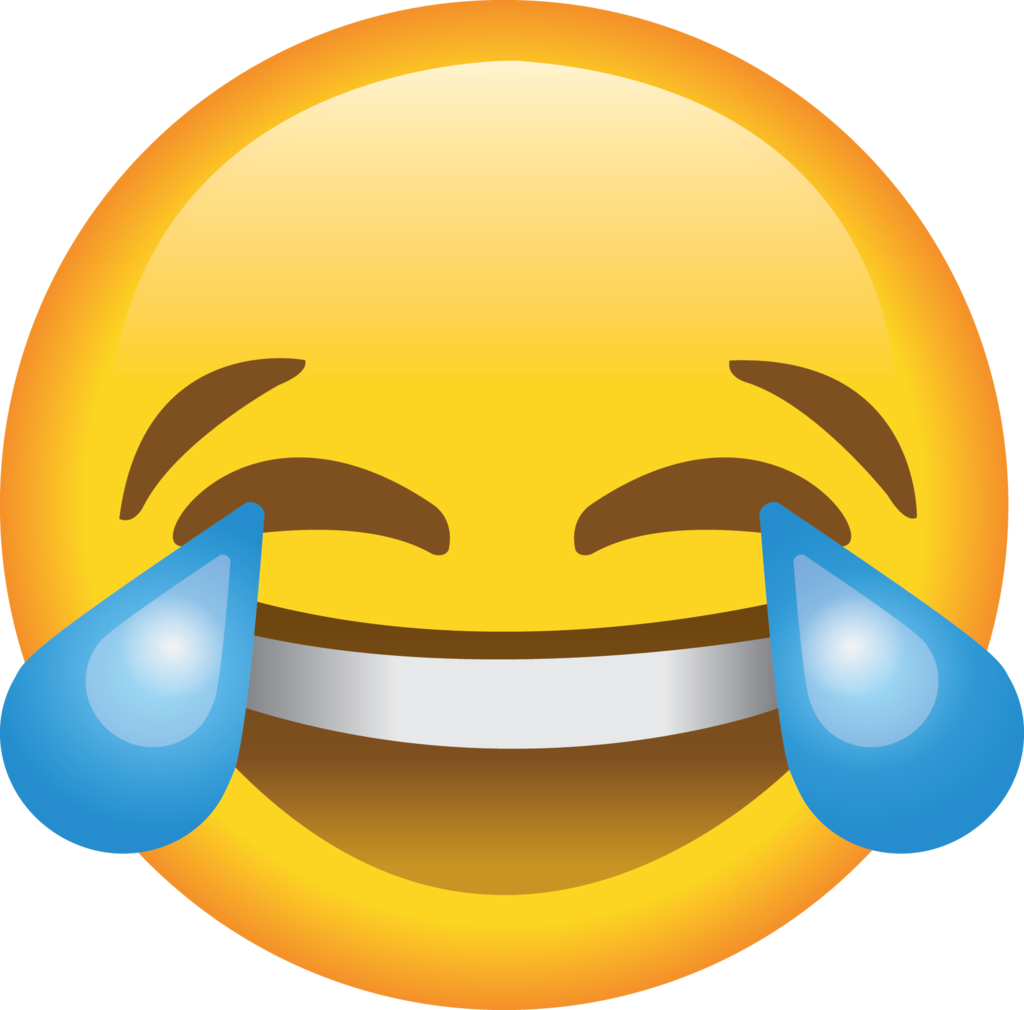 Laughter Emoji Png Pic (olive, lavender, black, salmon, gold)