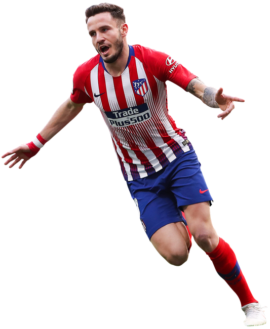 Saul Niguez Png Clipart (black, navy)