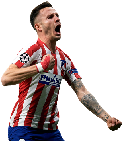 Saul Niguez Png Image (black, white)