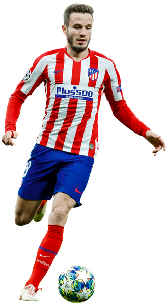 Saul Niguez Png (black, red, maroon)