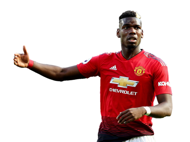 Paul Pogba Manchester United Png Image (black, maroon)