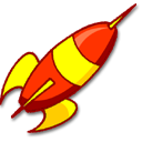 Launchrocket Lanzamiento Free Nobackground Png Icon Download (red, yellow, maroon, black, gold)