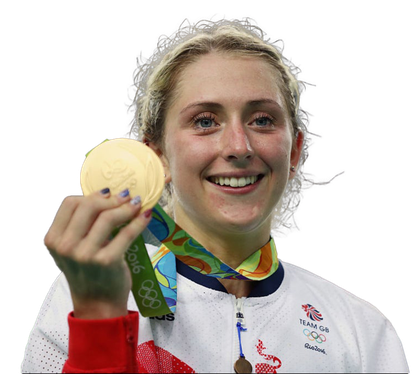 Laura Kenny Olympic Player Png Pic (silver, lavender, black)