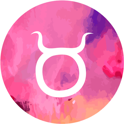 Taurus Png Pic (violet, salmon, white)