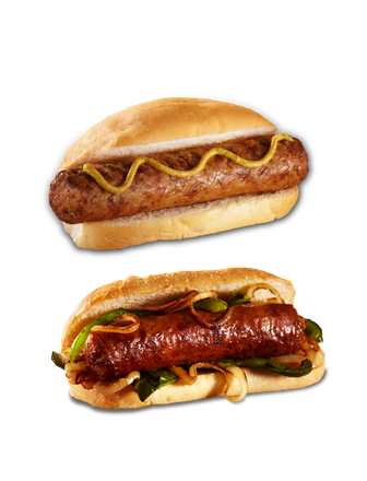 Sausage Sandwich Png Transparent Image (black)