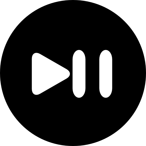 Pause Button Png File (black, silver, white, gray)