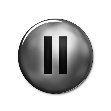 Pause Button Transparent Png (lavender, white, silver, indigo, black)