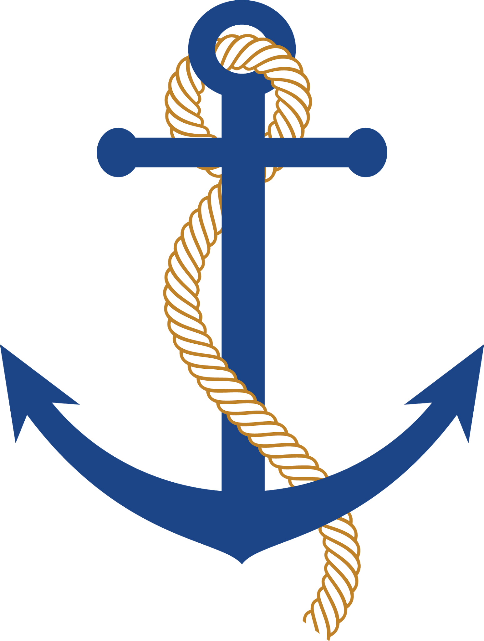 Nautical Anchor Png Background Image (black, teal)