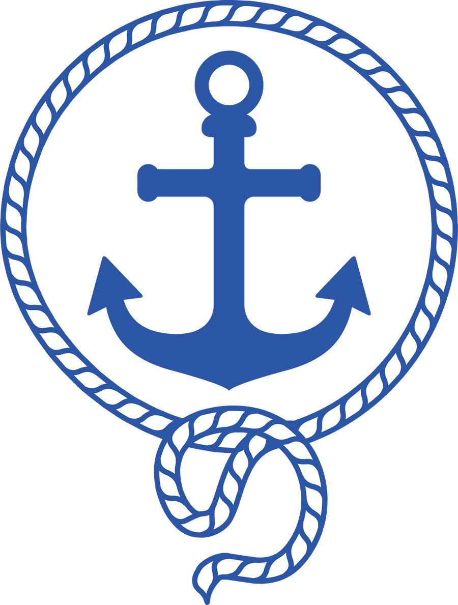 Nautical Anchor Png Transparent Image (white, black, teal)