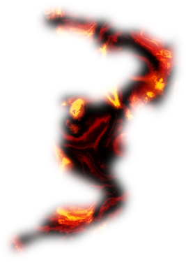 Lava Png Transparent (black)