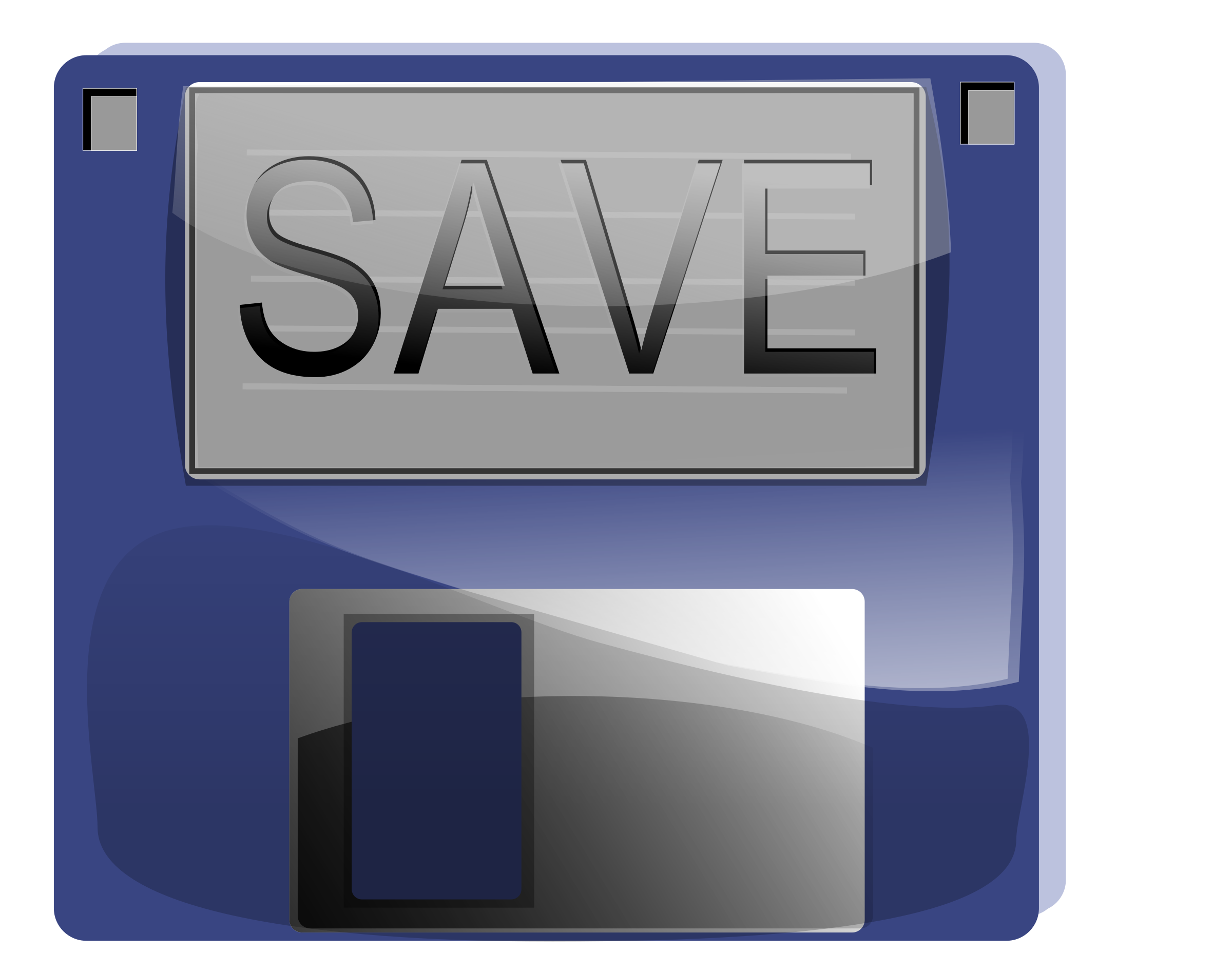 Save Button Png Background (navy, black, indigo, silver, gray)