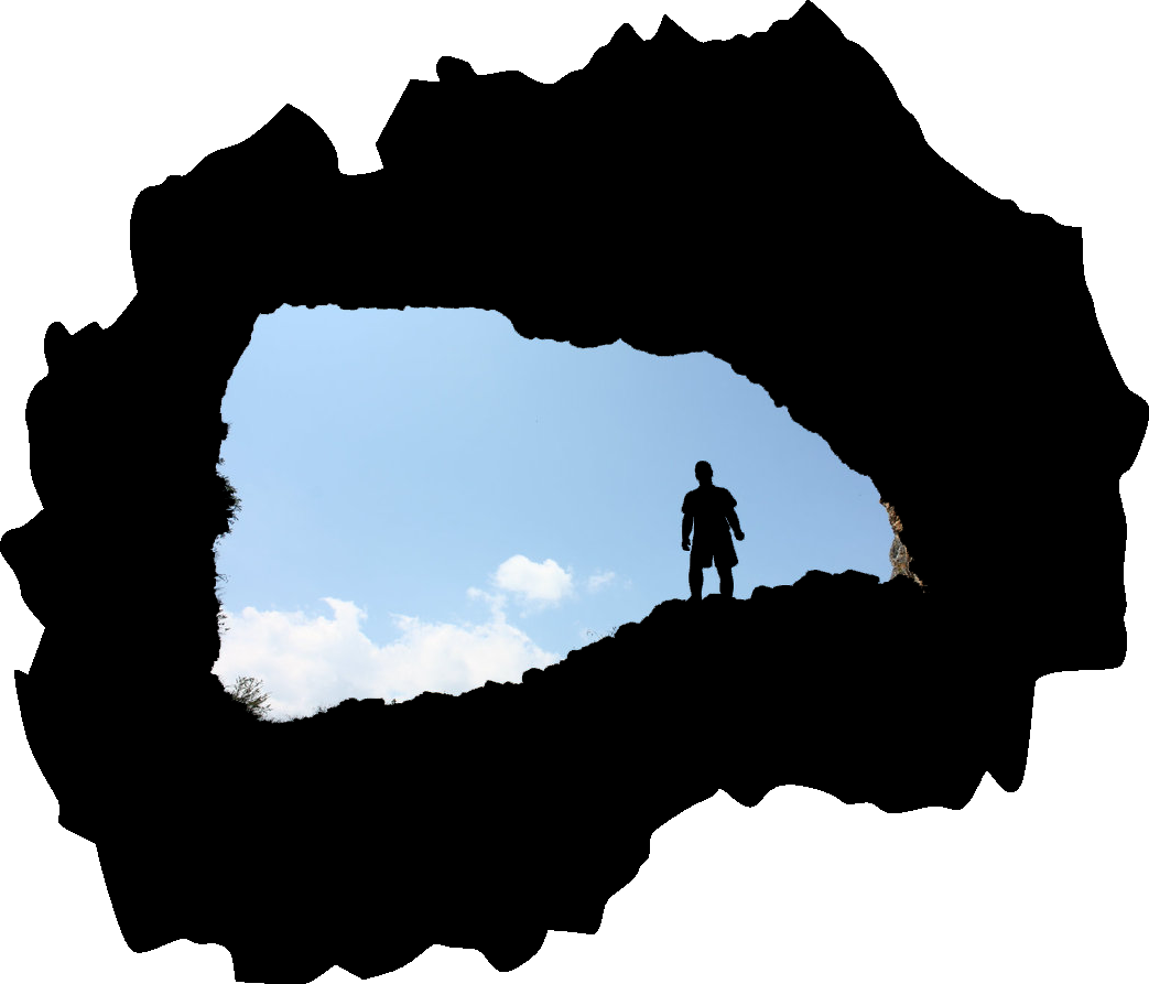 Cave Entrance Png File (black, lavender, white, silver)