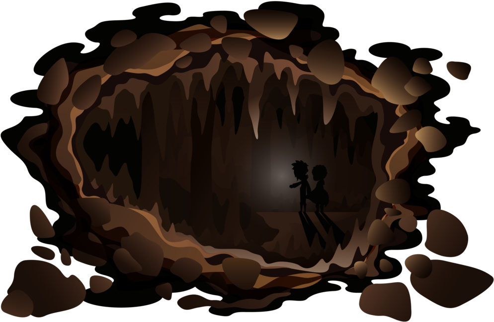 Cave Entrance Png Image Hd (black)