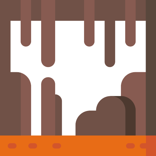 Cave Png Cutout (chocolate, black, gray, olive)