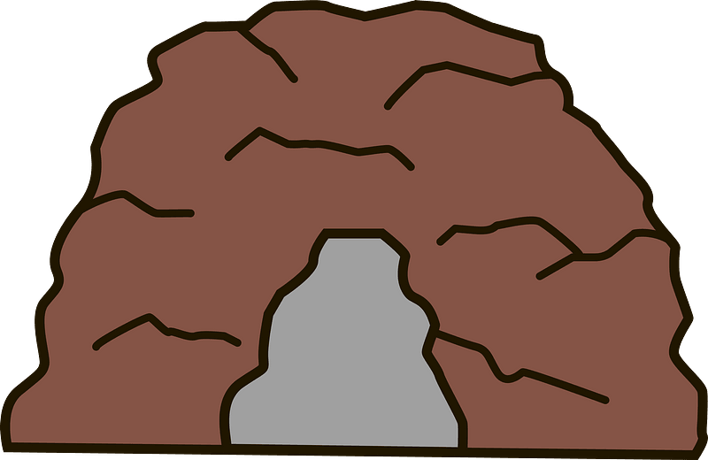 Cave Png Hd Image (gray)