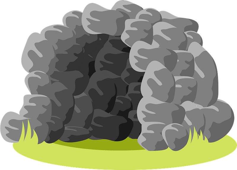 Cave Png Picture (gold, black, gray)