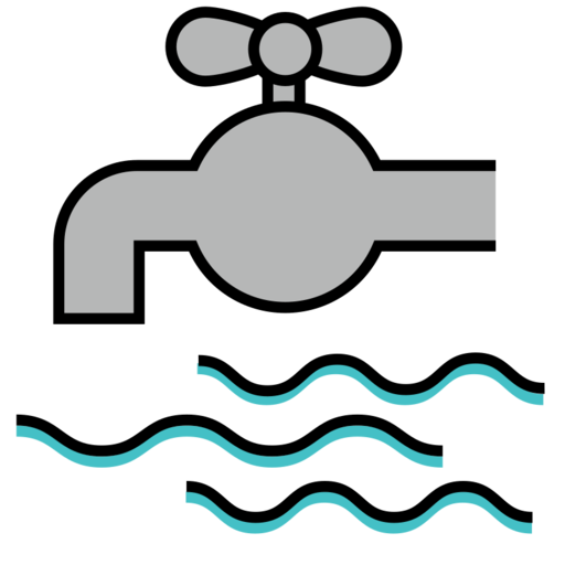 Save Water Free Png Icon (silver, greenish blue, black, gray)