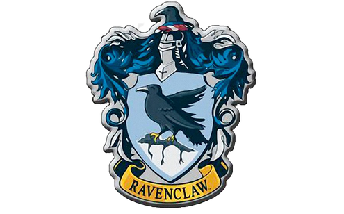 Ravenclaw House Png Clipart (silver, black)