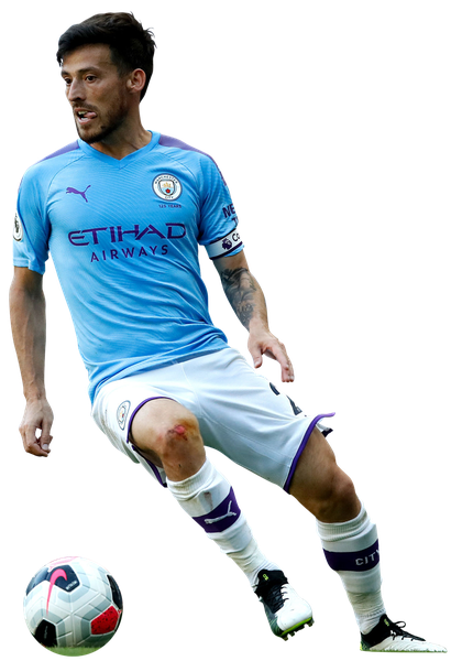 David Silva Png Isolated Image (black, white)