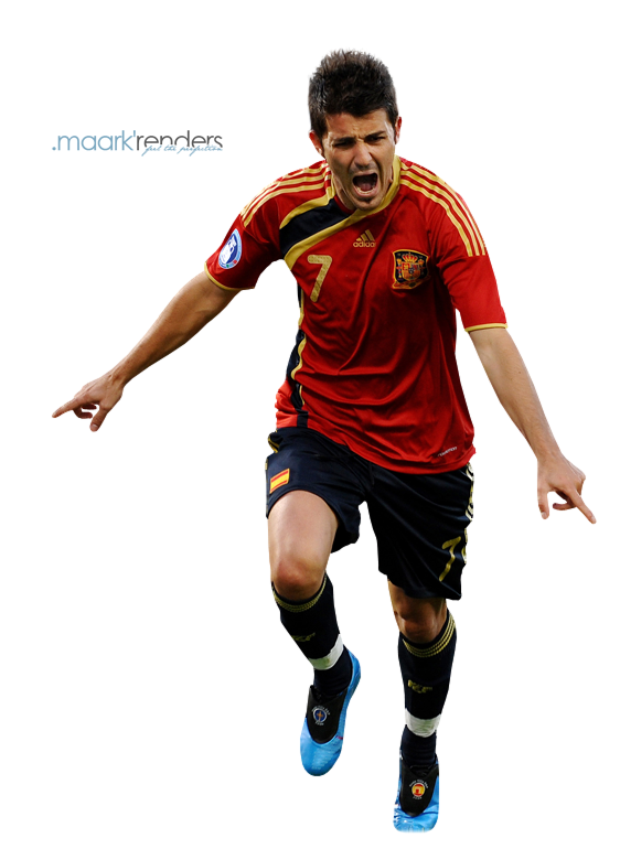 David Villa Png Clipart (black)