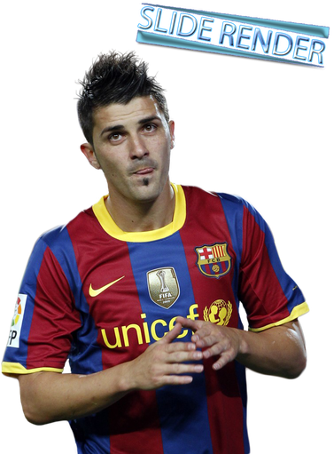 David Villa Transparent Background (black, maroon)