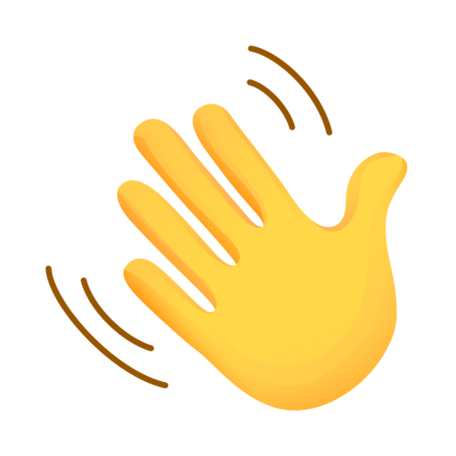 Waving Hand Free Transparent Png Icon Download (black, gold)