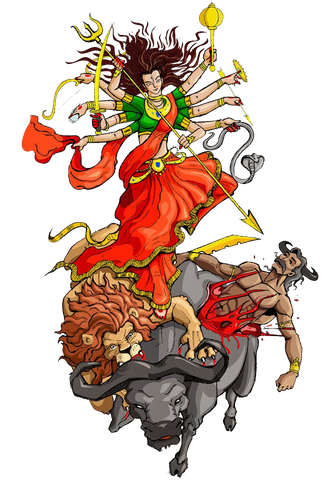 Navratri Png Image (gray, black)