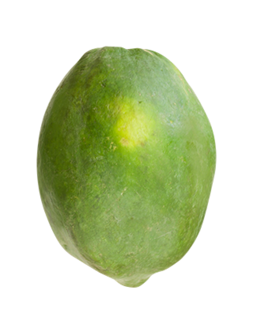 Raw Green Papaya Transparent Png (black, gray)