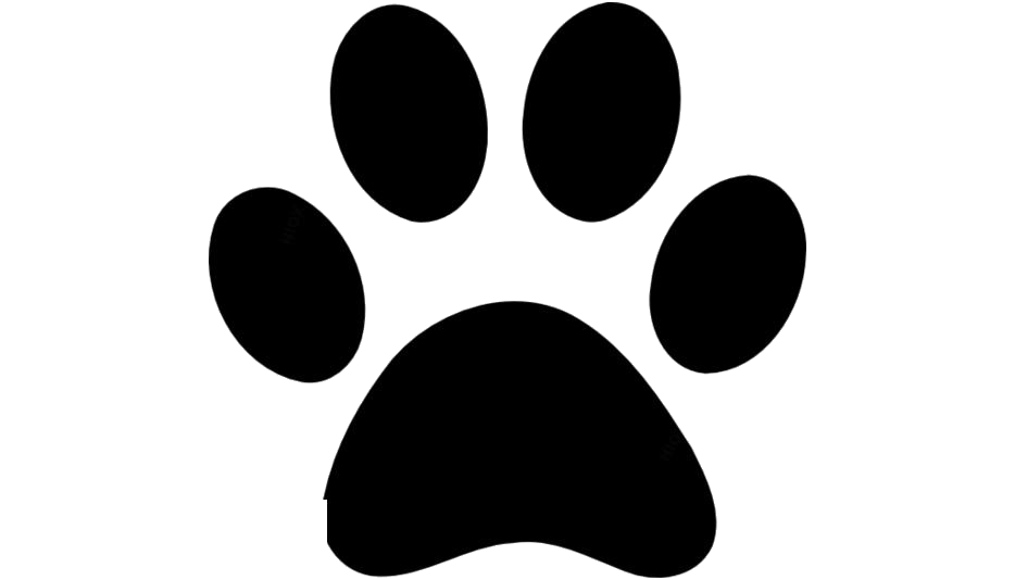 Paw Png Clipart (lavender, white, gray, black)