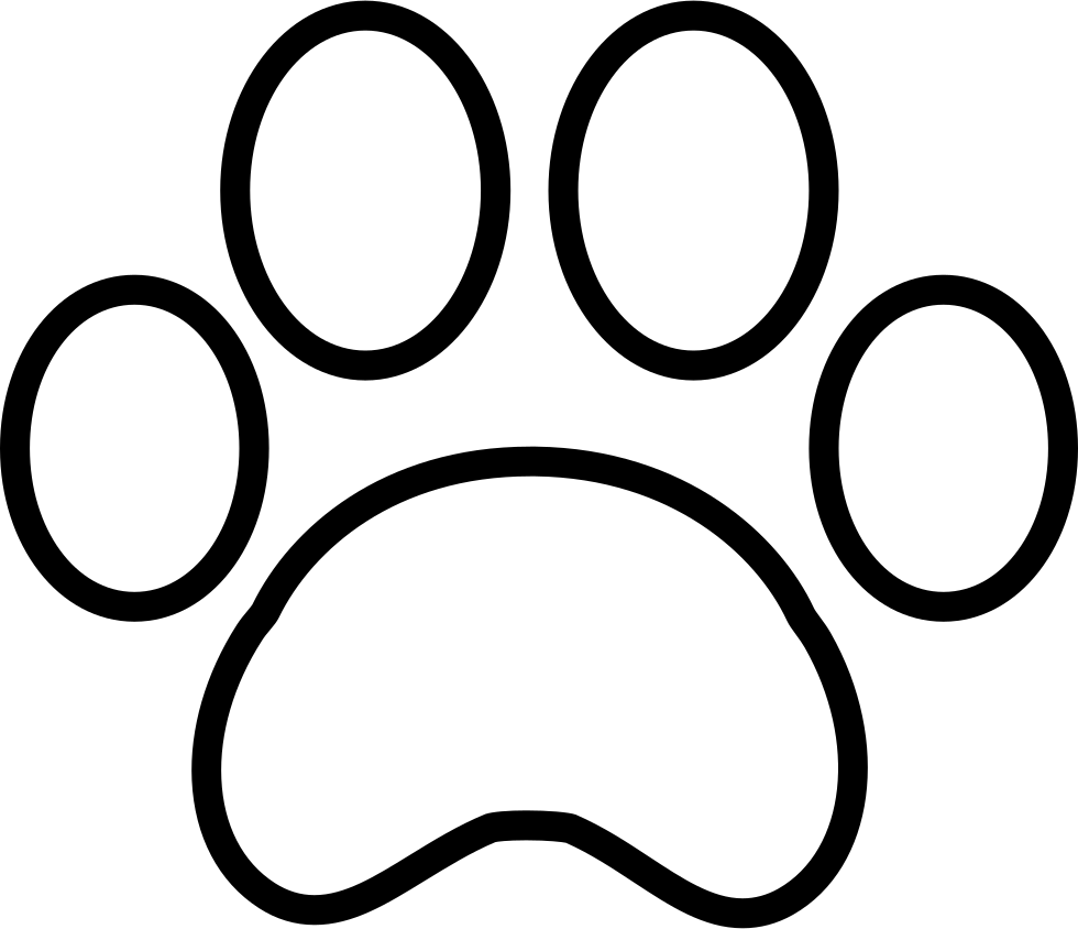 Paw Png Isolated Free Download (black)