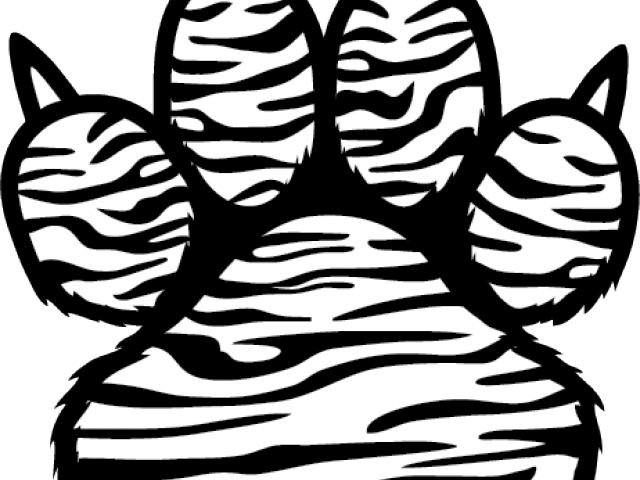 Paw Png Isolated Transparent Image (black, white)