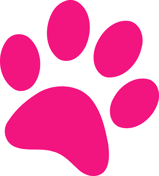 Paw Print Png Isolated Pic (purple, white, salmon)