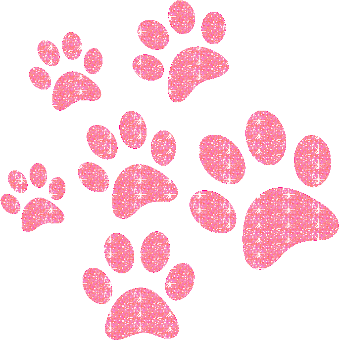 Paw Transparent Isolated Images Png (black, pink, salmon)