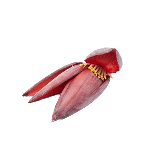 Raw Banana Flower Png Image (gray)