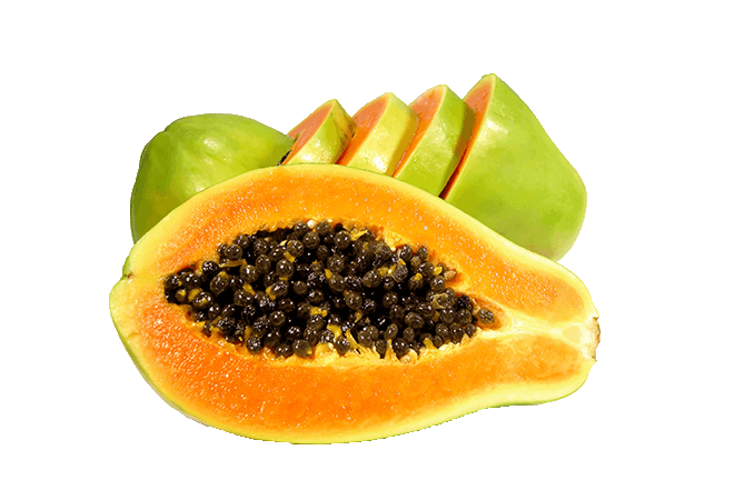 Raw Papaya Png Photo (orange, black)