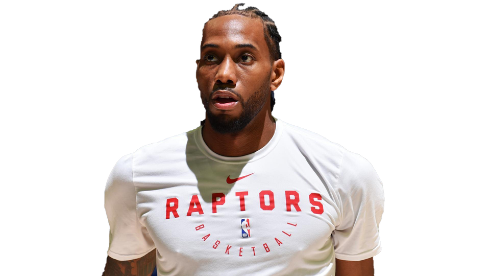 Kawhi Leonard Toronto Raptors Png Image (white, lavender, black)