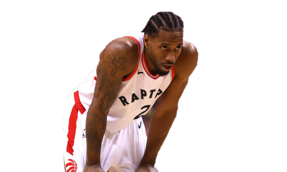 Kawhi Leonard Toronto Raptors Png (white)