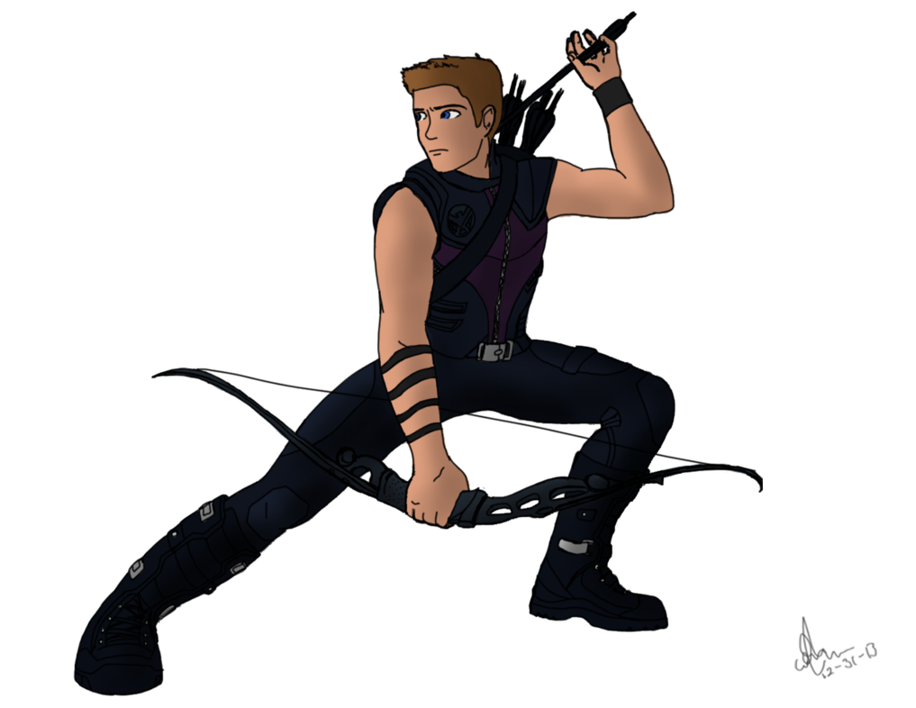 Hawkeye Png Transparent Image (black)