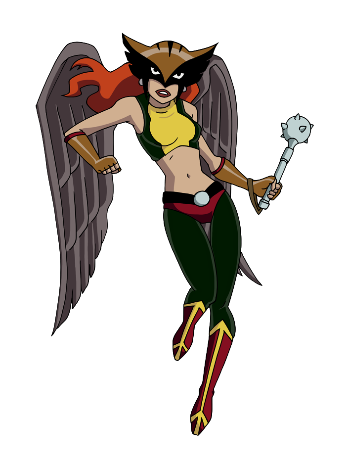 Hawkgirl Png Clipart (black, lavender, white)