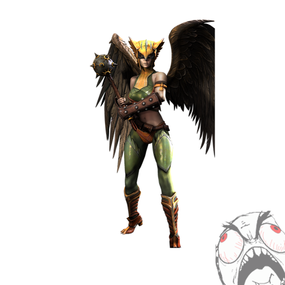 Hawkgirl Png Picture (black, white)