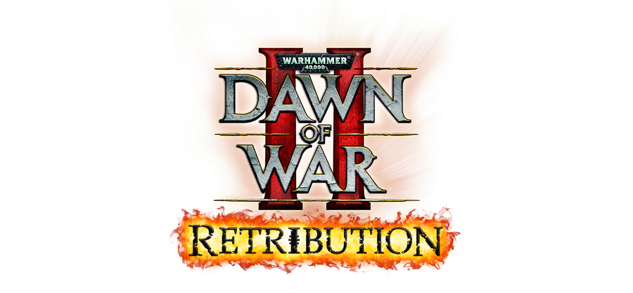 Dawn Of War Logo Png Transparent Image (white, black, salmon)